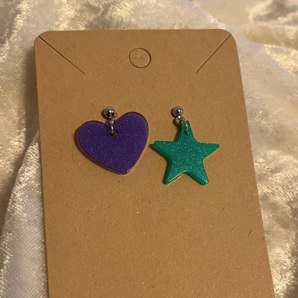 Resin earrings